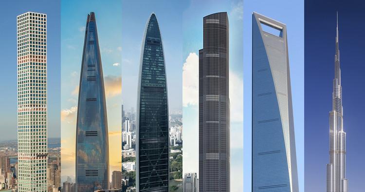Skyscrapers all over the world