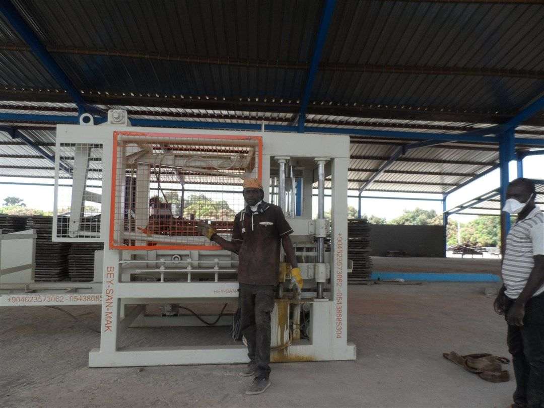 concrete block machine in Malawi