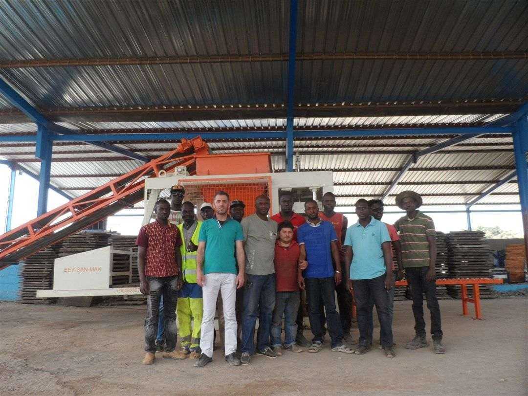 After sale service for concrete block machine